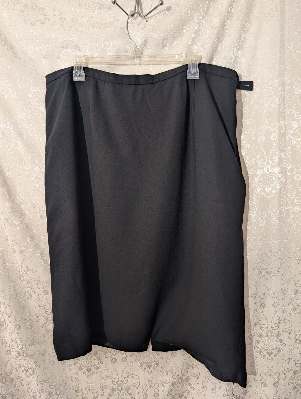 Vintage Elisabeth Liz Claiborne Black Skirt Plus Size 20 Y2K